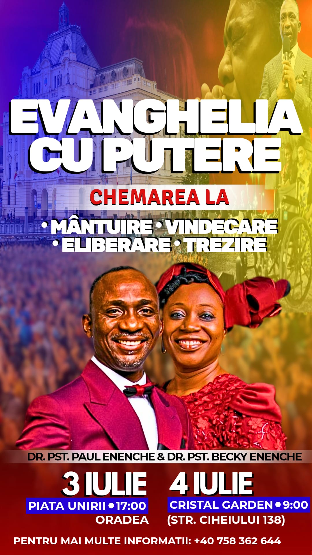 Dr. Paul Enenche — Evanghelia cu Putere, România Iulie 2025